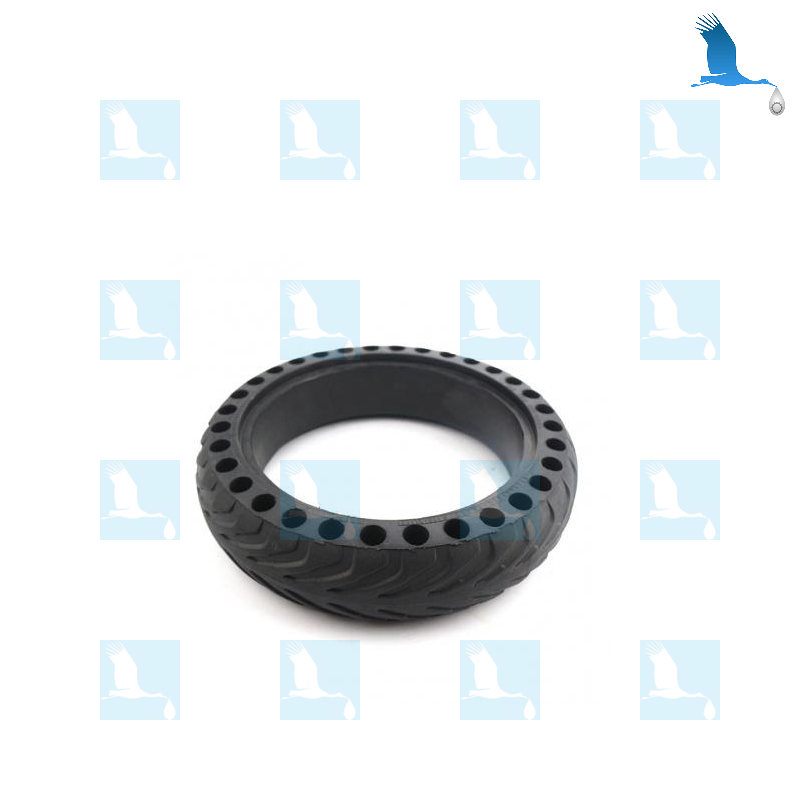 Pneus Pleins 8.5x2 RUTU Pour Trotinette Électrique Xiaomi M365 - Paquet De 2 Rouges Anti-Crevaison
