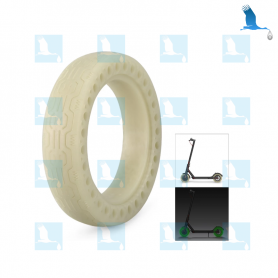 Pneumatico solido 8.5x2 inch - Bianco - Fluorescente (Verde) - non gonfiabile - Xiaomi Electrique Scoter M365 & M365 Pro Pneumatico solido 8.5x2 inch - Bianco - Fluorescente (Verde) - non gonfiabile - Xiaomi Electrique Scoter M365 & M365 Pro