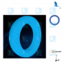 8,5" Pneu plein - Bleu - Fluorescent - Non dégonflable - Xiaomi Electrique Scoter M365 & M365 Pro