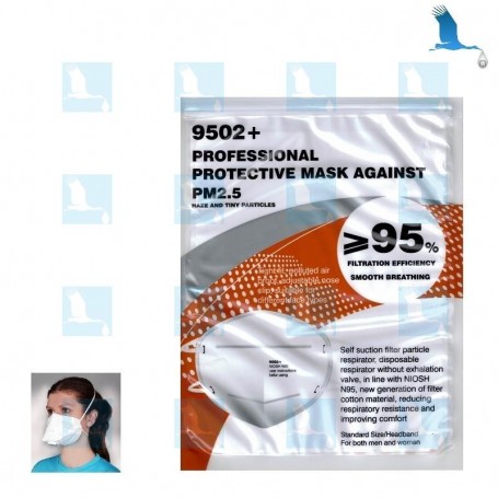 Mask FFP2 / N95 - (Packaging per bag of 5 pieces)