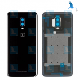 Back Cover - 2011100043 - Noir (Mirror Black) - OnePlus 6T (A6010, 6013) - oem