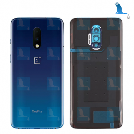 Back Cover - Battery Cover - Bleu (Mirror Blue) - OnePlus 7 (GM1901, GM1903) - oem