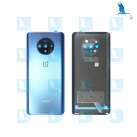 Back Cover - Battery Cover - 2011100092 - Bleu (Glacier Blue) - One Plus 7T (HD1901,HD1903) - oem