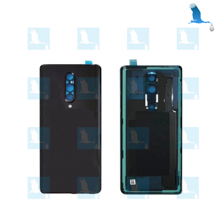 8 Pro - Battery cover - Back cover - 1091100173 - Black (Onyx black) - OnePlus 8 Pro (IN2202X) - original - qor