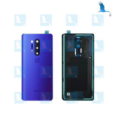 8 Pro - Battery cover - Back cover - 1091100175 - Blue (Ultramarine blue) - OnePlus 8 Pro (IN2202X) - original - qor