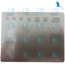 Pochoir rebillage stencil BGA CMS iPhone 8 Pochoir rebillage stencil BGA CMS iPhone 8