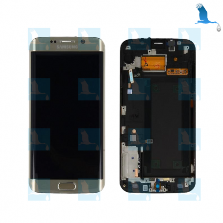 LCD, Touchscreen - Oro - Samsung S6 Edge (SM-G925)