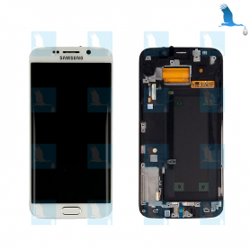 LCD, Touchscreen - Blanc - Samsung S6 Edge (SM-G925) LCD, Touchscreen - Blanc - Samsung S6 Edge (SM-G925)