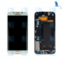 LCD, Touchscreen - Weiss - Samsung S6 Edge (SM-G925)