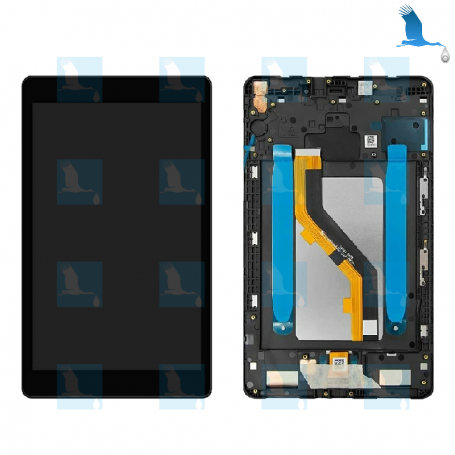 LCD + Touchscreen + Frame - GH81-17227A - Schwarz (Carbon Black) - Samsung Galaxy SM-T290 Tab A 8.0 - sp
