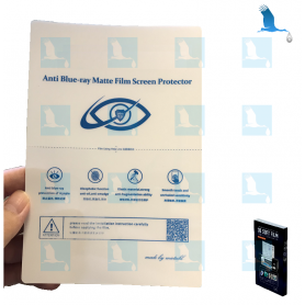 50 x Protection d'écran - Anti Blue-Ray Film mat - 180x120mm 50 x Protection d'écran - Anti Blue-Ray Film mat - 180x120mm