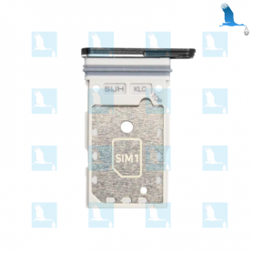 SIM Card Tray - GH98-47138A - Schwarz (Phantom Black) - Galaxy S22 Ultra (S908B) - ori