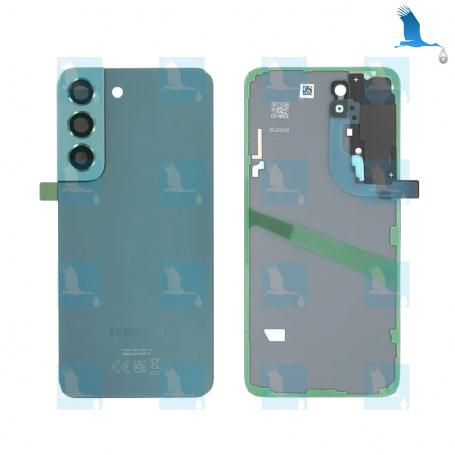 Back cover - Battery cover - GH82-27434C - Vert - Galaxy S22 (S901B) - oem