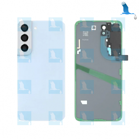 Back cover - Battery cover - GH82-27434H - Blau (Sky Blue) - Galaxy S22 (S901B) - oem