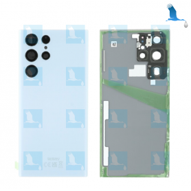 Back Cover - Battery cover - GH82-27457G - Bleu (Sky Blue) - Galaxy S22 Ultra (S908B) - ori