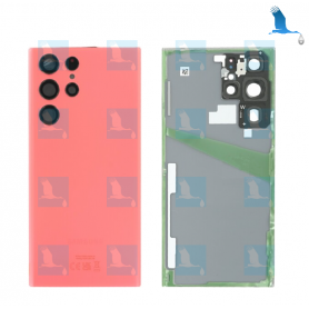 Back Cover - Battery cover - GH82-27457H - Rouge - Galaxy S22 Ultra (S908B) - ori