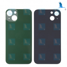 Vitre arrière - Grand orifice - Vert - iPhone 13 - oem