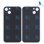 Back cover glass - Foro grande - Nero (Midnight) - iPhone 14 - oem