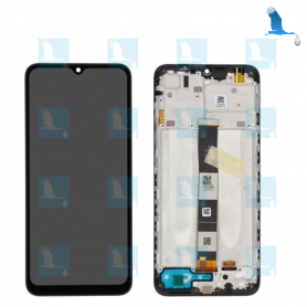 LCD + Touch + Frame - 560001C3LV00 - Black - Xiaomi Redmi 9AT LCD + Touch + Frame - 560001C3LV00 - Black - Xiaomi Redmi 9AT