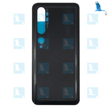 Back cover, battery cover - Noir - Xiaomi - Mi Note 10 Pro (M1910F4S) - Mi Note 10 (M1910F4G) - oem