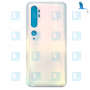 Back cover, battery cover - Blanc - Xiaomi - Mi Note 10 Pro (M1910F4S) - Mi Note 10 (M1910F4G) - qor