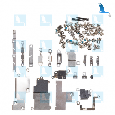 Kompletter Satz Metallbügel + Schrauben - iPhone 12 Mini - qor