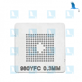 Stencil - SMC 980YCF 0,3mm