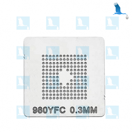 Stencil - SMC  980YCF 0,3mm