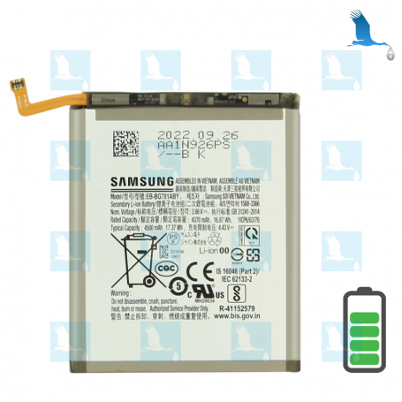 Battery - EB-BG781ABY - qor - GH82-24205A - GH82-25231A - 4500 mAh - Samsung Galaxy S20 FE / A52 / A52s