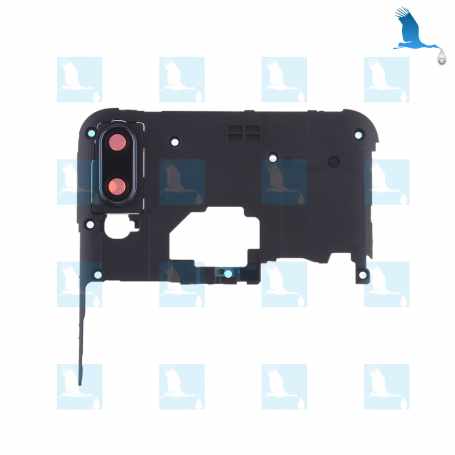 Antenna Cover + Camera Lens - Nero (Midnight Black) - Huawei Y9 2019 (JKM-LX1 / JKM-L23 / JKM-LX3) - ori