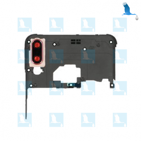 Antenna Cover + Camera Lens - Rot (Coral Red) - Huawei Y9 2019 (JKM-LX1 / JKM-L23 / JKM-LX3) - ori