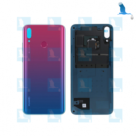 Back Cover - Battery Cover - 02352FDH - Violet (Aurora Purple) - Huawei Y9 2019 (JKM-LX1 / JKM-L23 / JKM-LX3) - ori