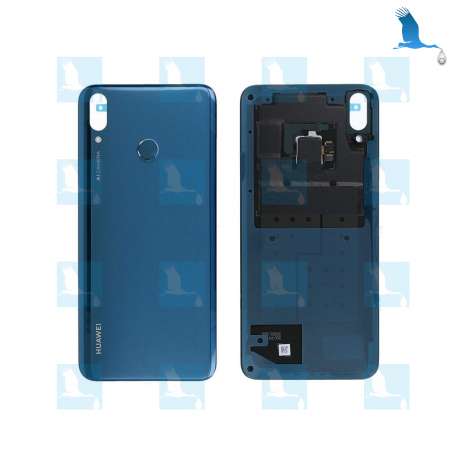 Back Cover - Battery Cover - 02352LMN - Bleu (Sapphire Blue) - Huawei Y9 2019 (JKM-LX1 / JKM-L23 / JKM-LX3) - ori