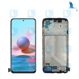 LCD + Touch + Frame - 5600020K7B00 - Onyx Grey - Xiaomi Redmi Note 10S (M2101K7BG) LCD + Touch + Frame - 5600020K7B00 - Onyx Grey - Xiaomi Redmi Note 10S (M2101K7BG)