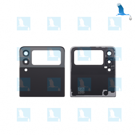 Frontcover - LCD Cover - Schwarz (Phantom Black) - Galaxy Z Flip 3 (F711B) - oem