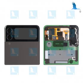Frontcover with Front LCD - GH97-26773A - Noir (Phantom Black) - Galaxy Z Flip 3 (F711B) - Service Pack Frontcover with Front LCD - GH97-26773A - Noir (Phantom Black) - Galaxy Z Flip 3 (F711B) - Service Pack