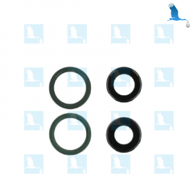 Camera Lens with Frame - Green - iPhone 13 / 13 Mini - oem