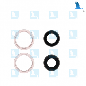 Camera Lens with Frame - Rosa - iPhone 13 / 13 mini - oem Camera Lens with Frame - Rosa - iPhone 13 / 13 mini - oem