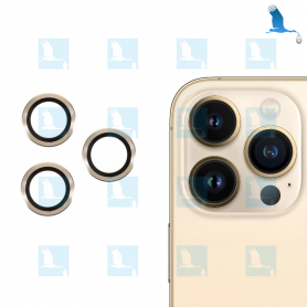 Camera Lens with Frame - Gold - iPhone 13 Pro / 13 Pro Max - oem Camera Lens with Frame - Gold - iPhone 13 Pro / 13 Pro Max - oem