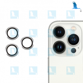 Camera Lens with Frame - Silver - iPhone 13 Pro / 13 Pro Max - oem Camera Lens with Frame - Silver - iPhone 13 Pro / 13 Pro Max - oem