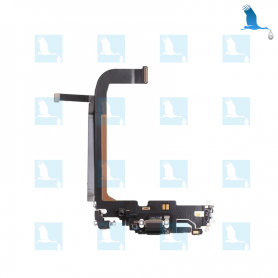 Charging port + flex - Black (Graphite) - iPhone 13 Pro Max - oem Charging port + flex - Black (Graphite) - iPhone 13 Pro Max - oem