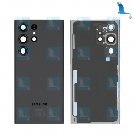 Backcover - Battery Cover - GH82-30400A - Noir (Phantom Black) - Samsung Galaxy S23 Ultra (S918B) - oem