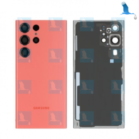 Backcover - Battery Cover - GH82-30400F - Rouge - Samsung Galaxy S23 Ultra (S918B) - oem Backcover - Battery Cover - GH82-30400F - Rouge - Samsung Galaxy S23 Ultra (S918B) - oem