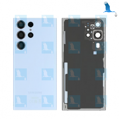 Backcover - Battery Cover - GH82-30400G - Bleu (Sky Blue) - Samsung Galaxy S23 Ultra (S918B) - oem