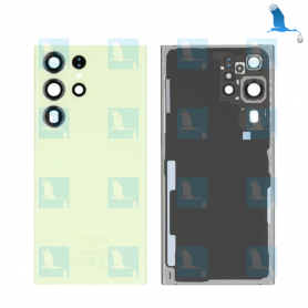 Backcover - Battery Cover - GH82-30400H - Jaune (Lime) - Samsung Galaxy S23 Ultra (S918B) - oem Backcover - Battery Cover - GH82-30400H - Jaune (Lime) - Samsung Galaxy S23 Ultra (S918B) - oem