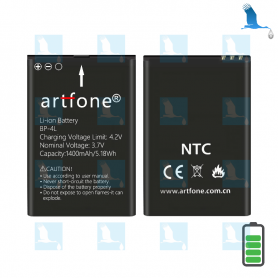 Batterie - BP-4L - 3.7V - 1400mAh - 5.18Wh - ori Batterie - BP-4L - 3.7V - 1400mAh - 5.18Wh - ori