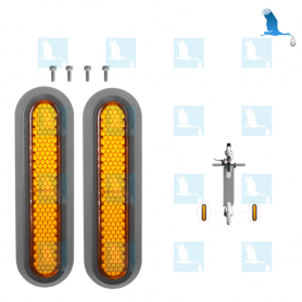 Catarifrangenti per ruote posteriori - Giallo - Xiaomi Electrique Scoter M365 & M365 Pro