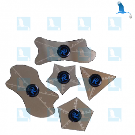 Set de 5 spatules pour ouverture des smartphones et tablette - acier inox 0,1mm d'épaisseur Set de 5 spatules pour ouverture des smartphones et tablette - acier inox 0,1mm d'épaisseur