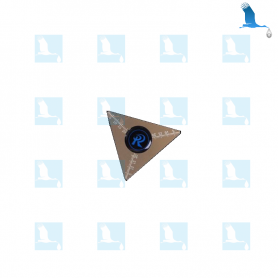 Spatola per l'apertura di smartphone e tablet - acciaio inox 0.1mm di spessore - Triangolo Spatola per l'apertura di smartphone e tablet - acciaio inox 0.1mm di spessore - Triangolo