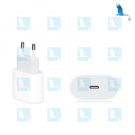 Caricabatterie - Adattatore di alimentazione - Connettore USB-C - Apple - 100-240V - 20W - qor Caricabatterie - Adattatore di alimentazione - Connettore USB-C - Apple - 100-240V - 20W - qor